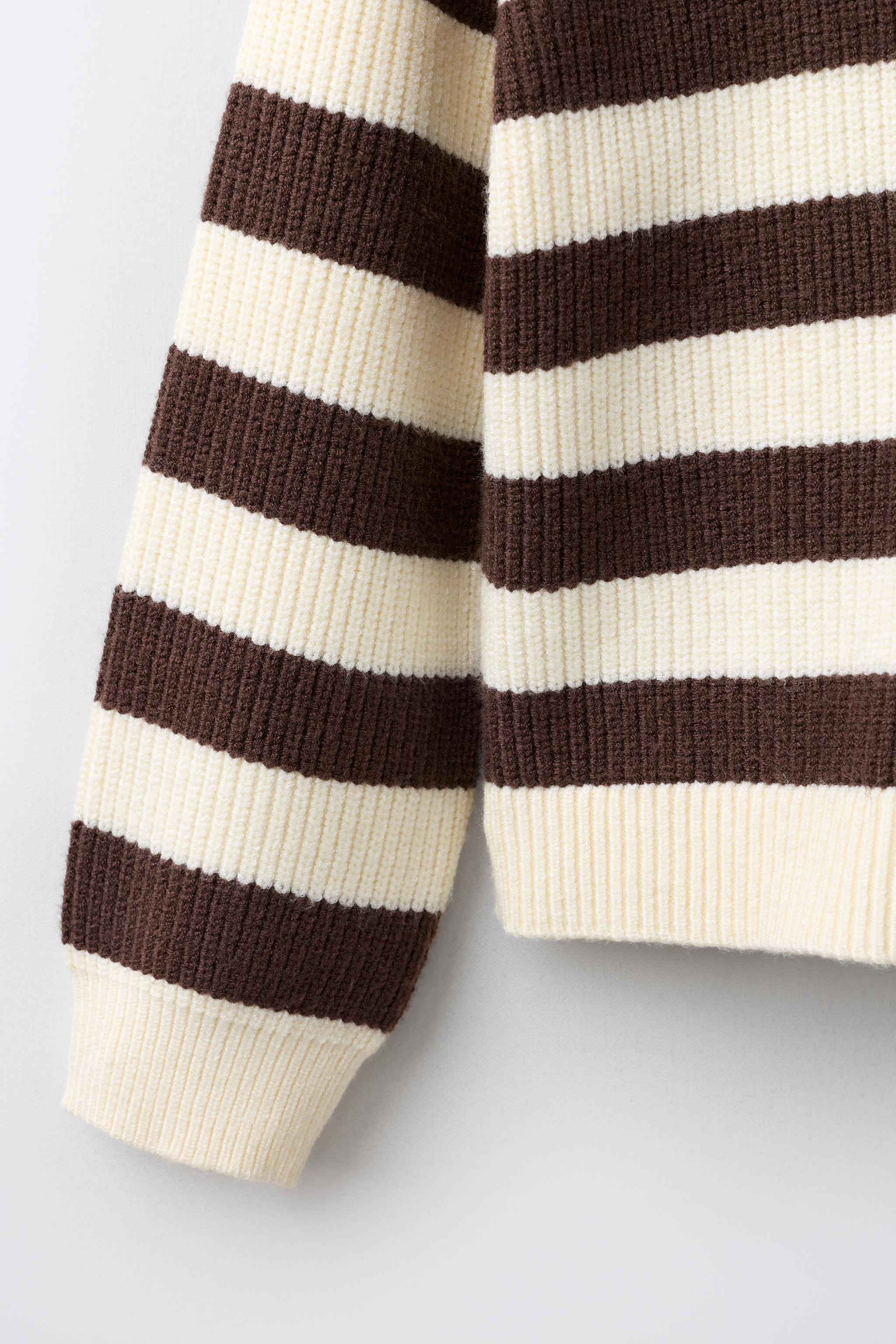 STRIPED KNIT JUMPER